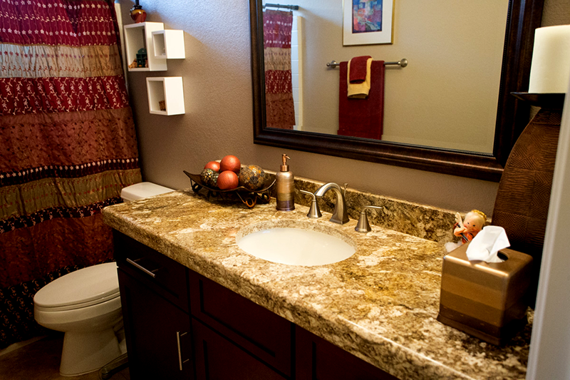Venetian Gold Granite Bathroom Countertop