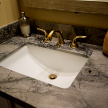 Granite bathroom countertop 