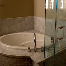 Granite Bathtub Backsplash