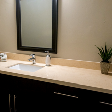 Beige Granite Bathroom counter top 