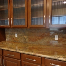 Granite cabinet top abstract
