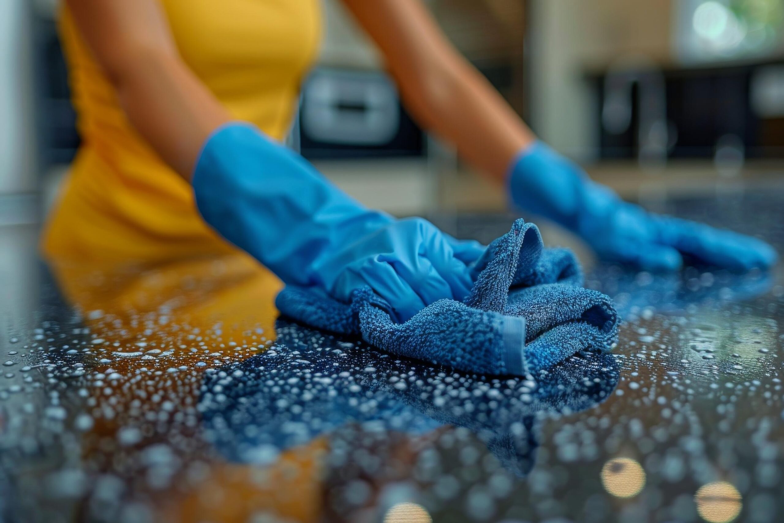 Remove Water Spots from Countertops